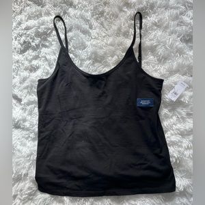 New with tags GAP Black Cami with built in shelf bra